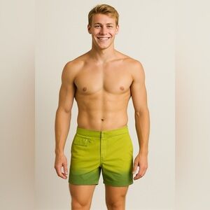 Amir Slama Green Swimshorts Size Small
